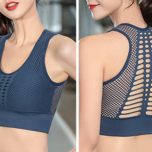 Lavi Сrossfit Collection bra - stylish supportive sports bra Navy blue