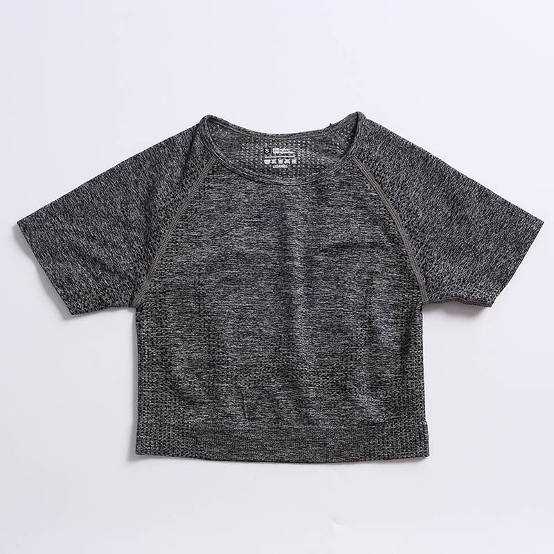 Lavi Gym Tops – Short Sleeves Dark grey short sleeves