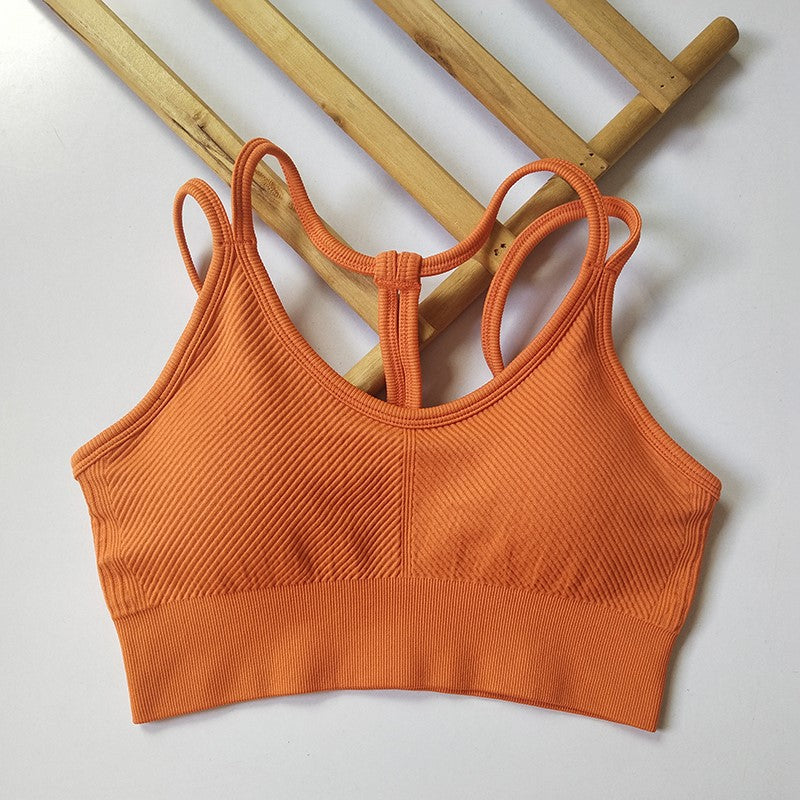 Lavi Gym Sport-BH Active Collection - Orange, mit stoßdämpfender Wirkung