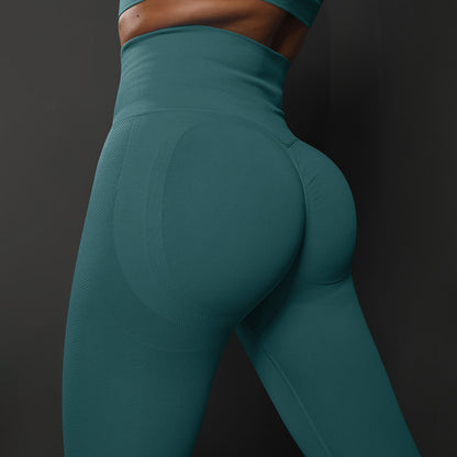 Lavi Gym DPU Leggings Kollektion – Blau, Hoher V-förmiger Bund über dem Gesäß