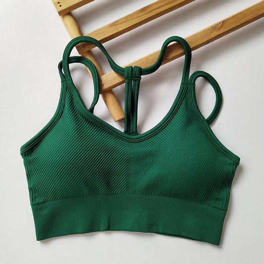 Lavi Gym Sports Bra Active Collection - Green, with Shock-Absorbing Effect