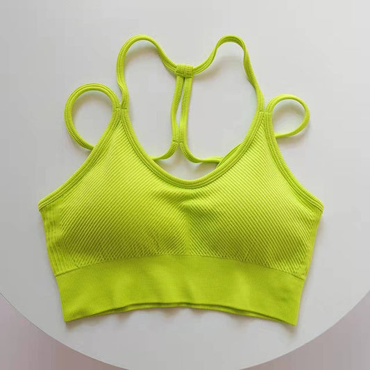 Lavi Gym Sports Bra Active Collection - Light Green, with Shock-Absorbing Effect