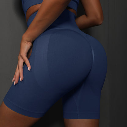 Lavi DPU Shorts Collection – Dark Blue, High V-Shaped Waistband Above the Buttocks