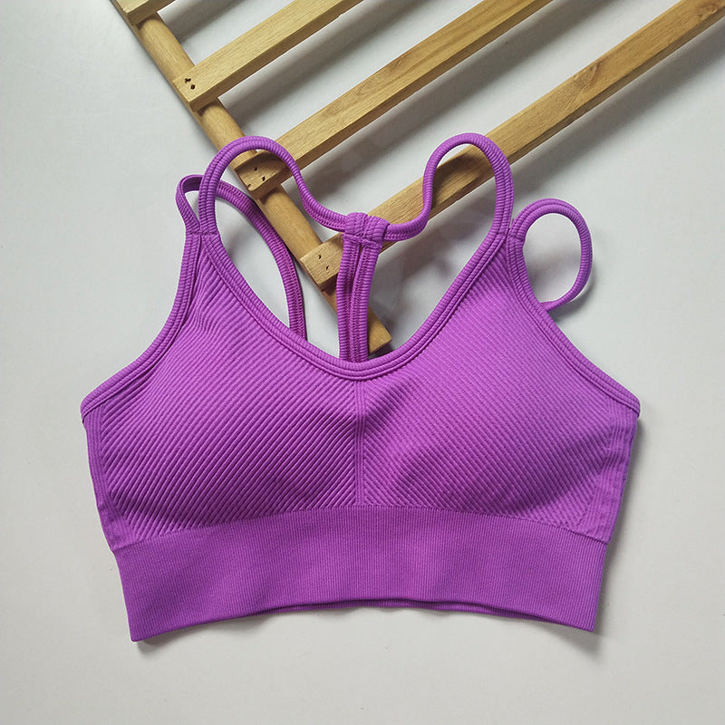 Lavi Gym Sports Bra Active Collection - Fioletowy, z efektem amortyzującym