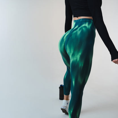 Lavi Flame Leggings Collection – Green, High Shaper Belt, and Modeling Strip