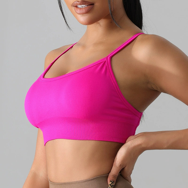 Lavi Violetta  Collection Bra - Supportive & Stylish Sports Bra with Crossed Back Straps