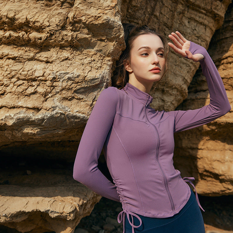 Langer Rashguard mit Reißverschluss aus der Lavi Gym Kollektion