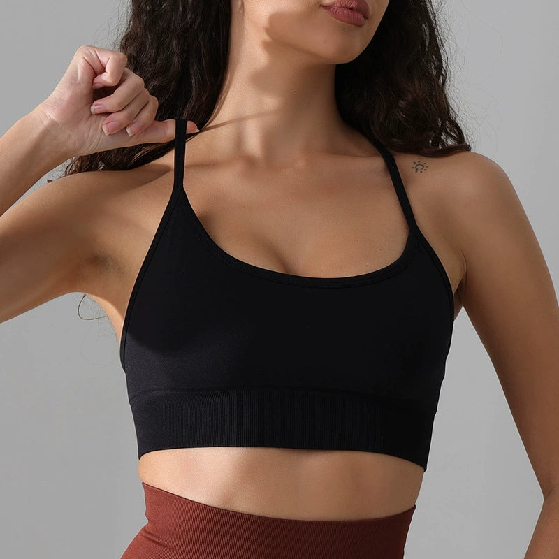 Lavi Violetta  Collection Bra - Supportive & Stylish Sports Bra with Crossed Back Straps