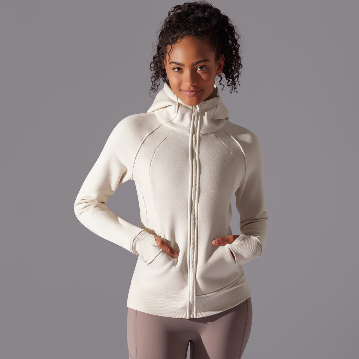 Langer Rashguard mit Reißverschluss aus der Lavi Gym Kollektion