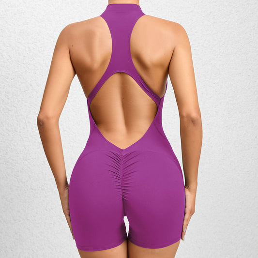 Jumpsuit with an open back with a push-up effect from the Lavi Gym Passion collection.