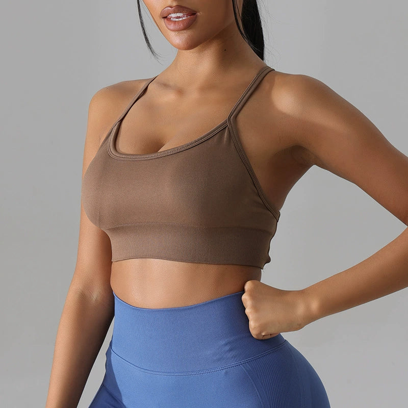 Lavi Violetta  Collection Bra - Supportive & Stylish Sports Bra with Crossed Back Straps