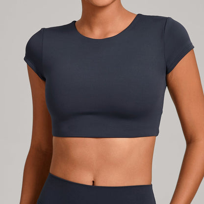 Lavi Gym Tops – Short Sleeves Black