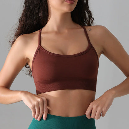 Lavi Violetta  Collection Bra - Supportive & Stylish Sports Bra with Crossed Back Straps