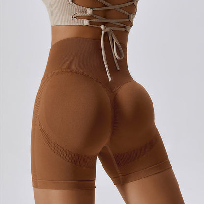 Lavi Collection - SHORTS VITA mit hohem und V-förmigem Bund über dem Gesäß