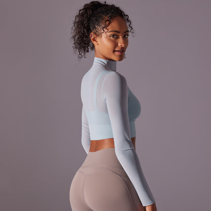 Langärmlige Fitnesskleidung für Damen