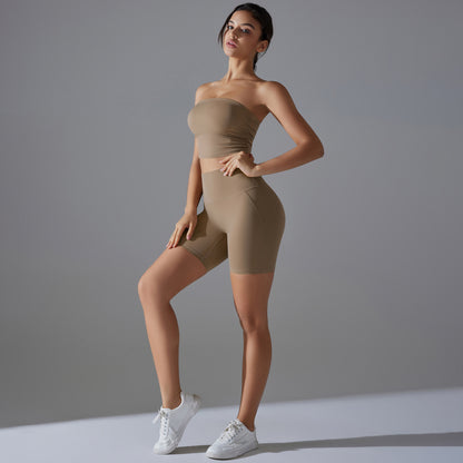 Top and Shorts Set with  from the Lavi collection.