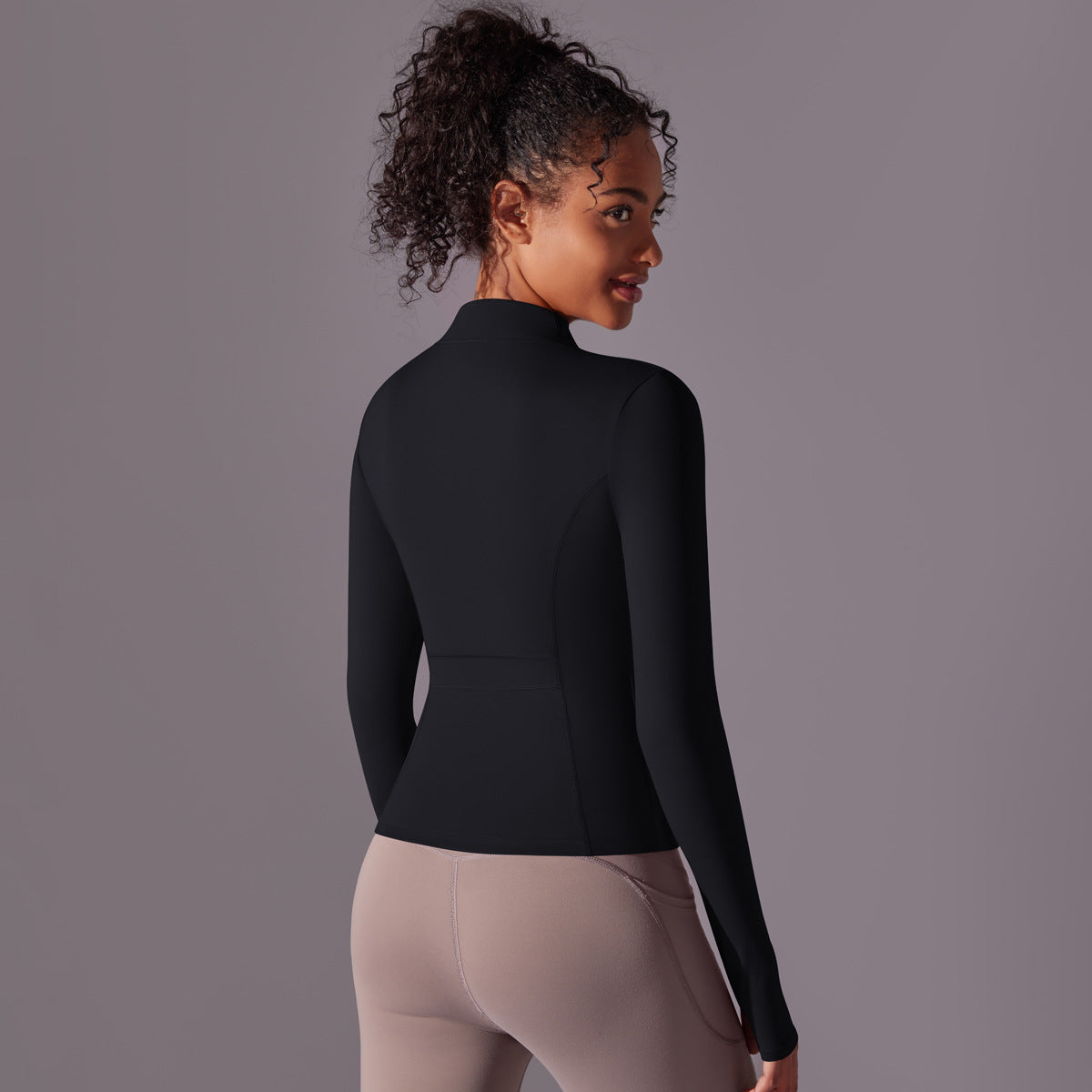 Langer Rashguard mit Reißverschluss aus der Lavi Gym Kollektion