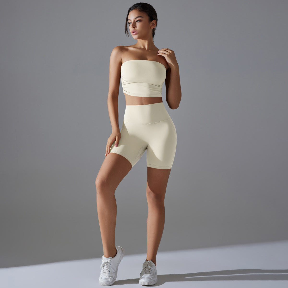 Top and Shorts Set with  from the Lavi collection.