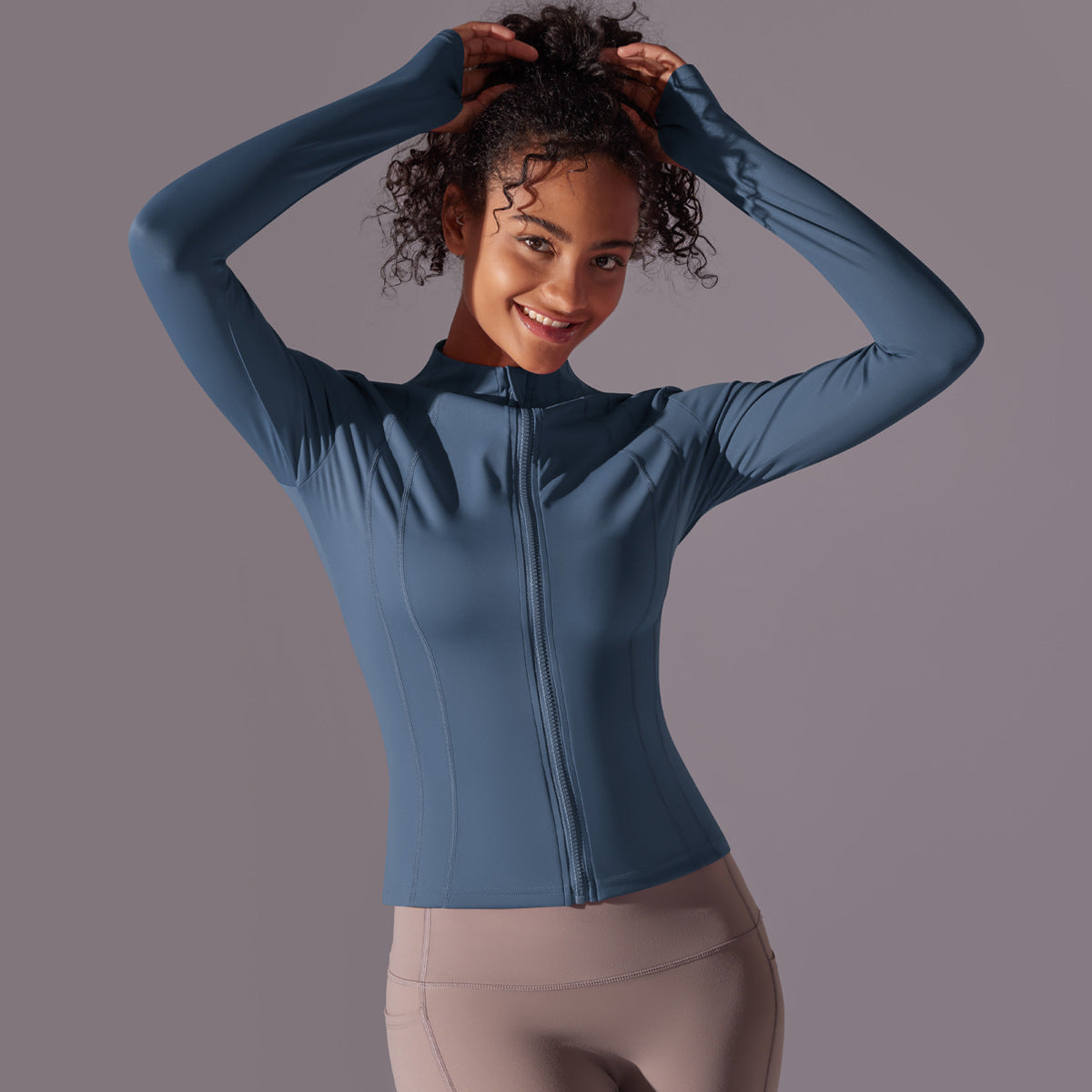 Langer Rashguard mit Reißverschluss aus der Lavi Gym Kollektion