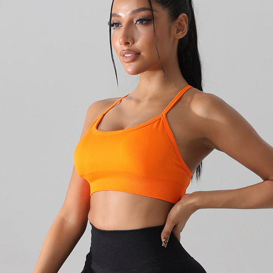 Lavi Violetta  Collection Bra - Supportive & Stylish Sports Bra with Crossed Back Straps