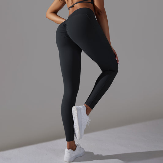 Lavi Collection – Glatte Leggings mit Taschen