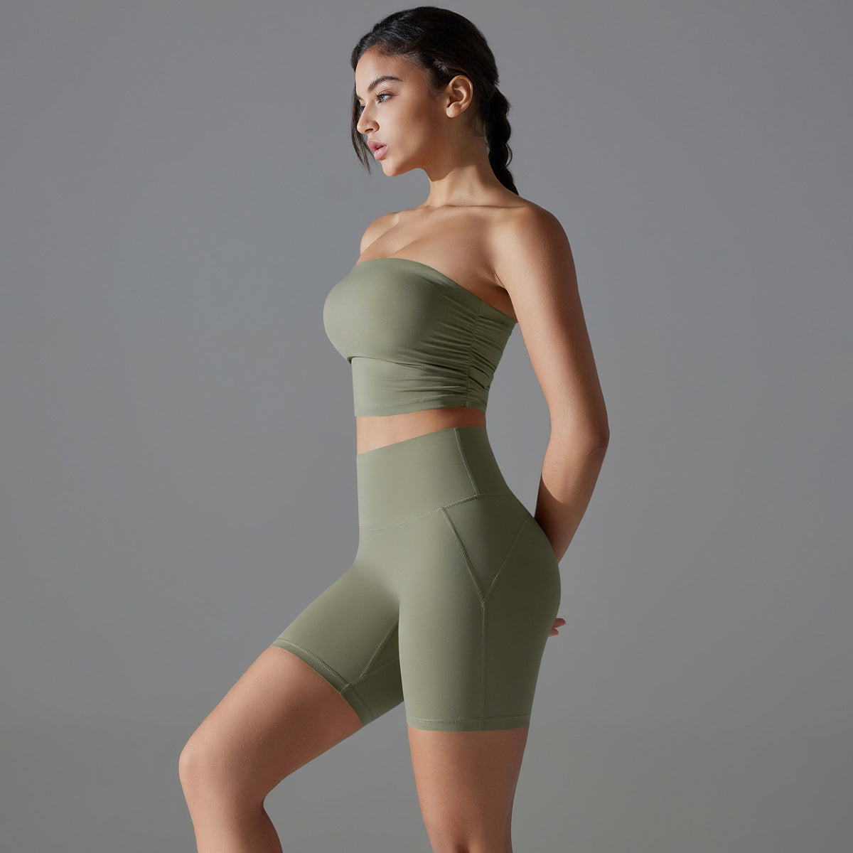 Top and Shorts Set with  from the Lavi collection.