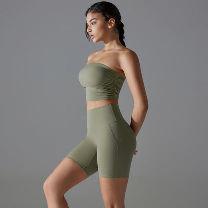 Top and Shorts Set with  from the Lavi collection.