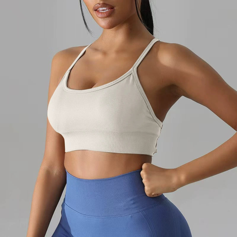 Lavi Violetta  Collection Bra - Supportive & Stylish Sports Bra with Crossed Back Straps