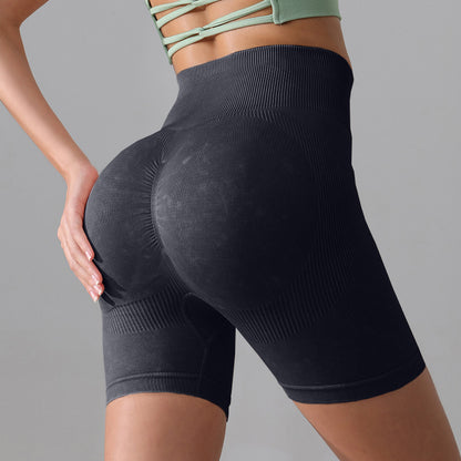 Lavi Gym Formula Shorts – Mattes Dunkelgrau mit hoher Taille und korrigierender Wirkung an Taille und Hüfte