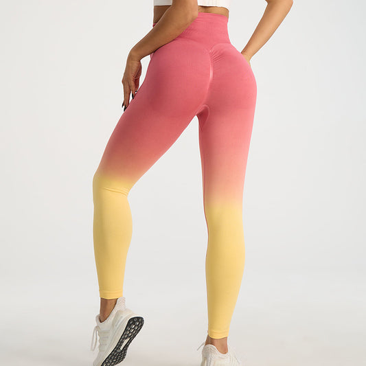 Ambre LV Collection by Lavi leggings with push-up effect Yellow powder