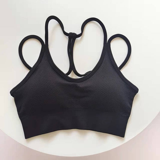 Lavi Gym Sports Bra Active Collection - Black, with Shock-Absorbing Effect