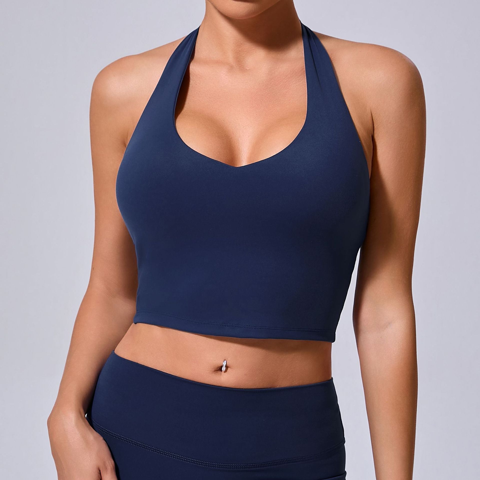 Lavi Gym Sports Bra Fitness Collection - with Shock-Absorbing Effect Navy