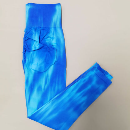 Lavi Flame Leggings Kollektion – Blau, High Shaper Gürtel und Modellierstreifen